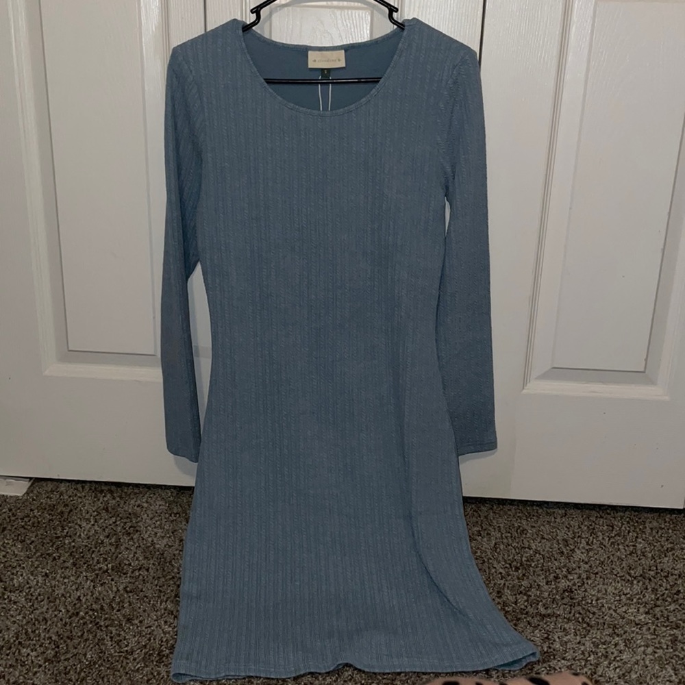 Blue dress